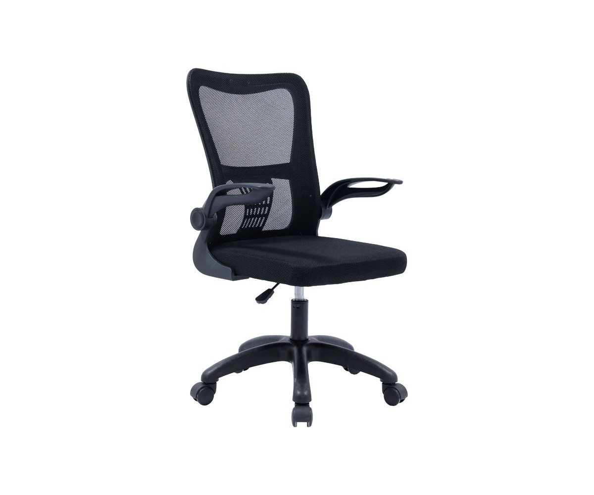 Silla de Oficina Ergonómica de Malla de Tela Gris con Reposabrazos - 107/97x52x50 cm, Confort y Estilo Moderno.